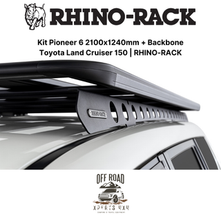 Kit Modularer Dachträger 2100x1240mm mit Backbone | Toyota Land Cruiser 150 | RHINO-RACK auf Xperts4x4 Zubehör 4x4 Off-Road