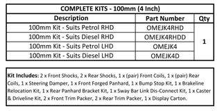 Fahrwerk OME | Jeep Wrangler JK | +100mm Höherlegung auf Xperts4x4 Zubehör 4x4 Off-Road