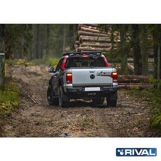 Stoßstangen Hinten Aluminium Rival - Volkswagen Amarok 2010 bis 2022 auf Xperts4x4 Zubehör 4x4 Off-Road