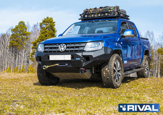 Stoßstangen Vorne Rival in Aluminium - Volkswagen Amarok 2010 bis 2022 auf Xperts4x4 Zubehör 4x4 Off-Road