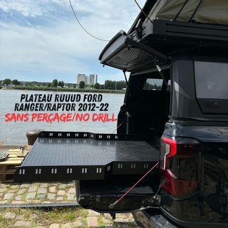 Schiebeplateau RUUUD Ford Ranger/Raptor 2012 bis 2022 (Ohne Bohren) bei Xperts4x4 Zubehör 4x4 Off-Road