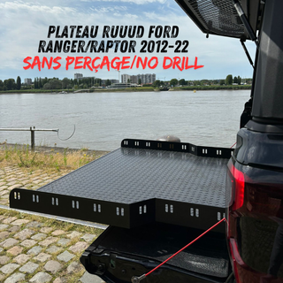 Schiebeplateau RUUUD Ford Ranger/Raptor 2012 bis 2022 (Ohne Bohren) bei Xperts4x4 Zubehör 4x4 Off-Road