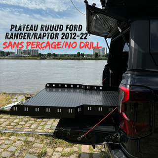 Schiebeplateau RUUUD Ford Ranger/Raptor 2012 bis 2022 (Ohne Bohren) bei Xperts4x4 Zubehör 4x4 Off-Road