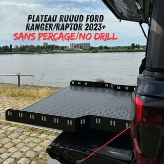 Schiebeplateau RUUUD Ford Ranger/Raptor 2023+ NEXT GEN (Ohne Bohren) bei Xperts4x4 Zubehör 4x4 Off-Road