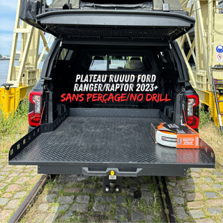 Schiebeplateau RUUUD Ford Ranger/Raptor 2023+ NEXT GEN (Ohne Bohren) bei Xperts4x4 Zubehör 4x4 Off-Road