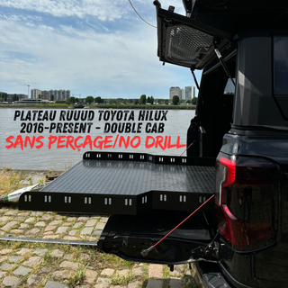 Schiebeplateau RUUUD Toyota Hilux REVO 2016 a Present Double Cab (Ohne Bohren) auf Xperts4x4 Zubehör 4x4 Off-Road