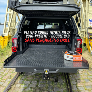 Schiebeplateau RUUUD Toyota Hilux REVO 2016 a Present Double Cab (Ohne Bohren) auf Xperts4x4 Zubehör 4x4 Off-Road