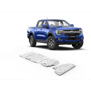 Ford Ranger/Raptor Protektoren-Komplett-Set 2023+ | RIVAL Aluminium 6mm auf Xperts4x4 Zubehör 4x4 Off-Road