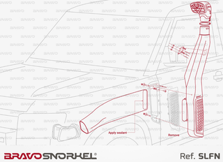 Snorkel Bravo 4x4 - Land Rover Defender 2019+ bei Xperts4x4 Zubehör 4x4 Off-Road