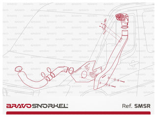 Snorkel Bravo 4x4 - Mercedes Sprinter 2006-2018 bei Xperts4x4 Zubehör 4x4 Off-Road