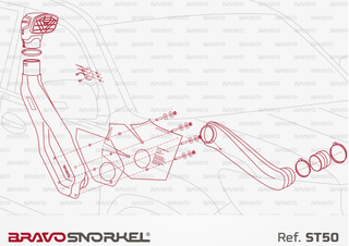 Snorkel Bravo 4x4 - Toyota Land Cruiser / Prado 150 bei Xperts4x4 Zubehör 4x4 Off-Road