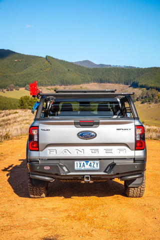 Bed Rack System ARB + Modularer Dachträger | Ford Ranger 2023+ Double Cab auf Xperts4x4 Zubehör 4x4 Off-Road