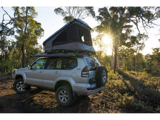 Dachzelt Space EVO S/M/XL - James Baroud - Öffnung der Brieftasche auf Xperts4x4 Zubehör 4x4 Off-Road