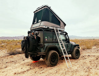 Dachzelt Space EVO S/M/XL - James Baroud - Öffnung der Brieftasche auf Xperts4x4 Zubehör 4x4 Off-Road